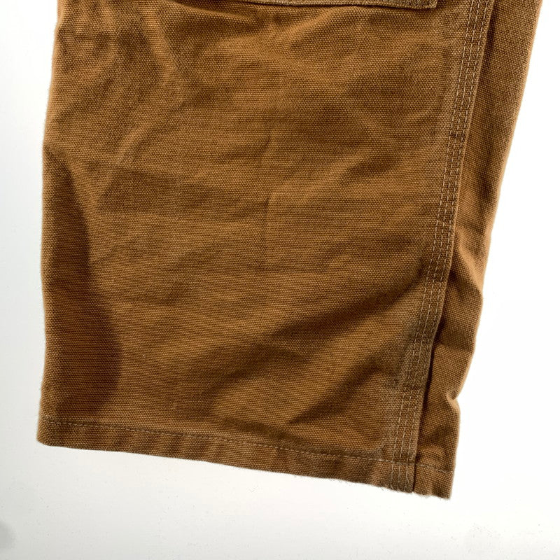 【中古品】【メンズ】 CARHARTT カーハート B01 BRN DOUBLE FRONT WORK DUNGAREE ダブルフロントワークダンガリー 156-260723-ny-13-fuzh サイズ：42 カラー：ブラウン 万代Net店