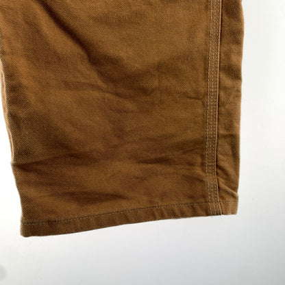 【中古品】【メンズ】 CARHARTT カーハート B01 BRN DOUBLE FRONT WORK DUNGAREE ダブルフロントワークダンガリー 156-260723-ny-13-fuzh サイズ：42 カラー：ブラウン 万代Net店