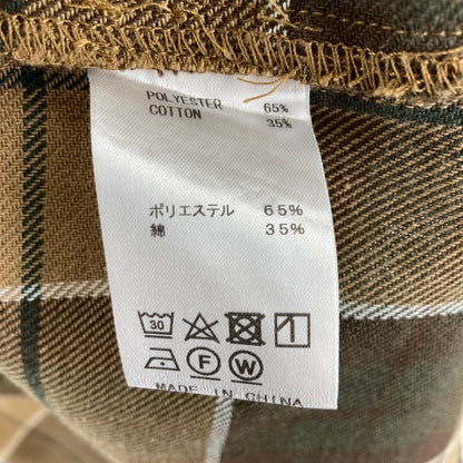 【中古品】【メンズ】 NEW ERA ニューエラ 長袖シャツ カラーBEIGE チェック柄 SIZE:XXL BLACK LABEL 142-260724-ky-02-fuzh 万代Net店