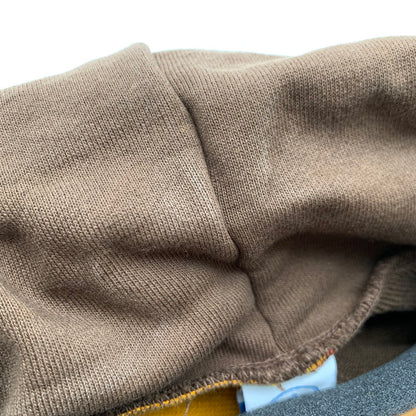 【中古品】【メンズ】 KEBOZ ケボズ BALL SWEAT HOODIE ボール スウェット フーディー 142-260723-ny-08-fuzh サイズ：XL カラー：ブラウン イエロー 万代Net店