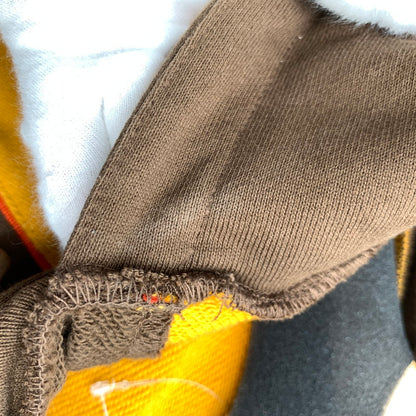 【中古品】【メンズ】 KEBOZ ケボズ BALL SWEAT HOODIE ボール スウェット フーディー 142-260723-ny-08-fuzh サイズ：XL カラー：ブラウン イエロー 万代Net店