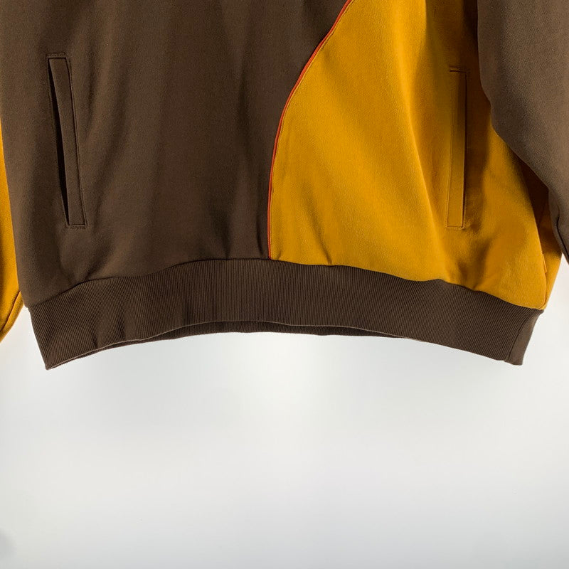 【中古品】【メンズ】 KEBOZ ケボズ BALL SWEAT HOODIE ボール スウェット フーディー 142-260723-ny-08-fuzh サイズ：XL カラー：ブラウン イエロー 万代Net店
