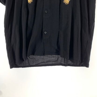 【中古品】【メンズ】 SUPREME シュプリーム 18AW DRAGON RAYON SHIRT ドラゴン レーヨン シャツ 149-260723-ny-07-fuzh サイズ：L カラー：ブラック 万代Net店