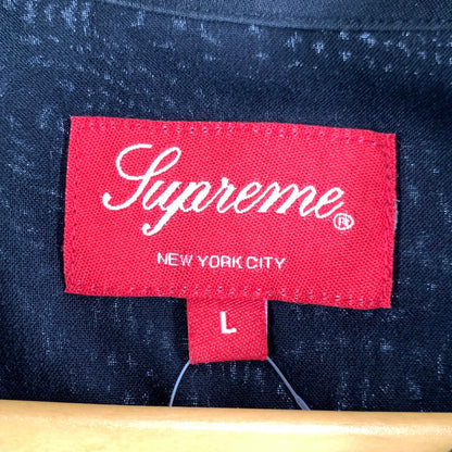 【中古品】【メンズ】 SUPREME シュプリーム 18AW DRAGON RAYON SHIRT ドラゴン レーヨン シャツ 149-260723-ny-07-fuzh サイズ：L カラー：ブラック 万代Net店