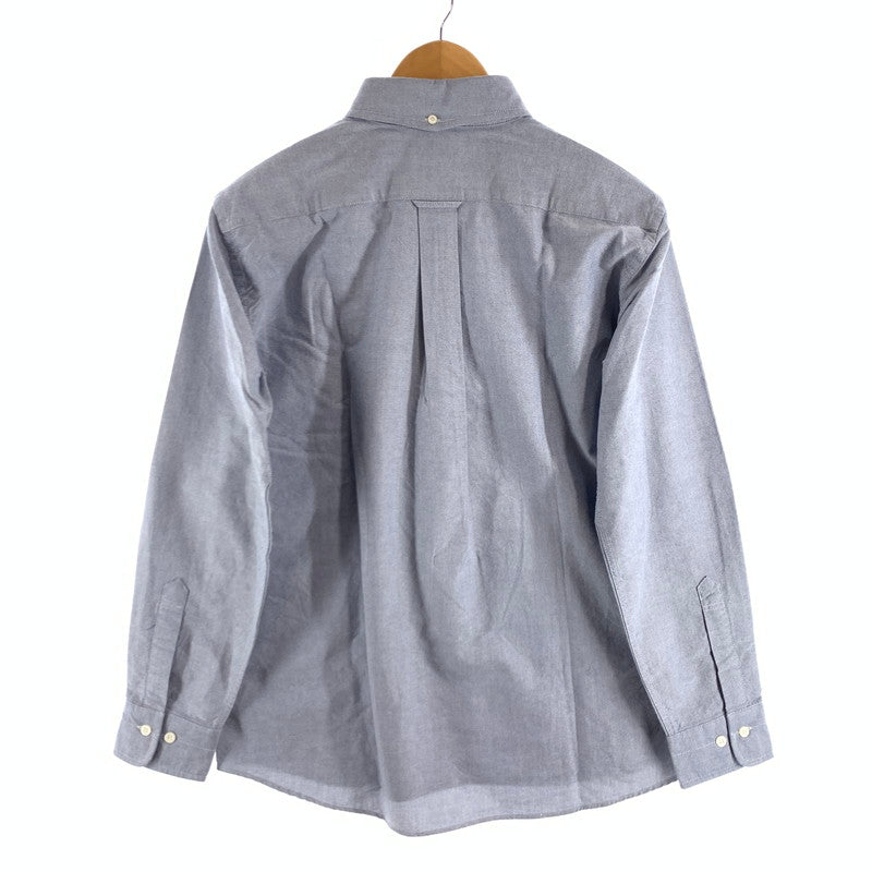 【中古品】【メンズ】 VAN JAC ヴァン 長袖シャツ オックスフォード ハーフボタン トップス ブランド 古着 142-260726-gm-21-fuzh サイズ：L カラー：ブルー 万代Net店