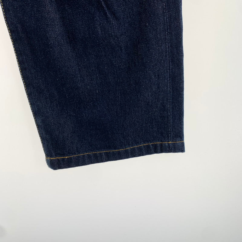 【中古品】【メンズ】 EVISU DENIM PANTS エヴィス デニム パンツ カモメペイント 家紋 ボタンフライ 153-260723-ny-14-fuzh サイズ：W34 カラー：インディゴ 万代Net店