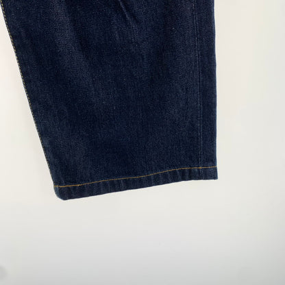 【中古品】【メンズ】 EVISU DENIM PANTS エヴィス デニム パンツ カモメペイント 家紋 ボタンフライ 153-260723-ny-14-fuzh サイズ：W34 カラー：インディゴ 万代Net店