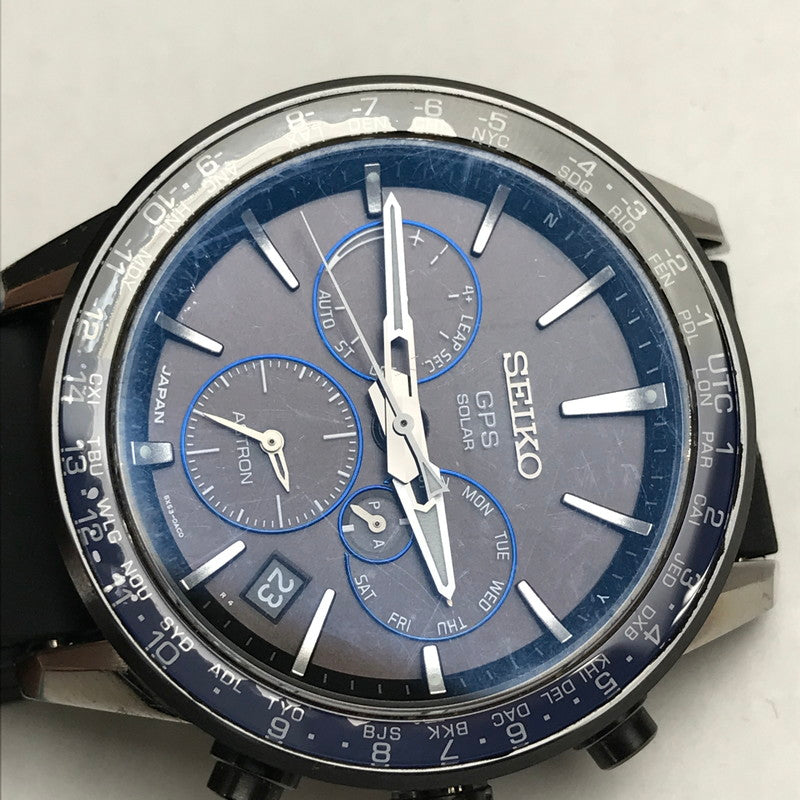 【中古品】【メンズ】 SEIKO セイコー 5X53-0AD0 ASTRON アストロン GPS ソーラー ウォッチ 時計 腕時計 純正ステンレスベルト欠品 197-260723-mh-10-fuzh 万代Net店