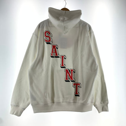【中古品】【メンズ】 SAINT MICHAEL×JORDAN セントマイケル×ジョーダン FV4718-100 FLEECE L S HOODIE フリースフーディ タグ付き 142-260723-ny-10-fuzh サイズ：M カラー：ホワイト 万代Net店