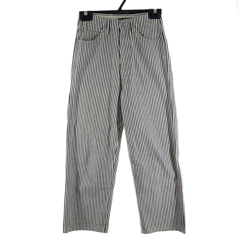 【中古品】【メンズ】 WESTOVERALLS 803W DENIM-HICKORY ウエストオーバーオールズ デニム ヒッコリーパンツ ボトムス 158-260926-gm-07-fuzh サイズ：24 カラー：ヒッコリー 万代Net店