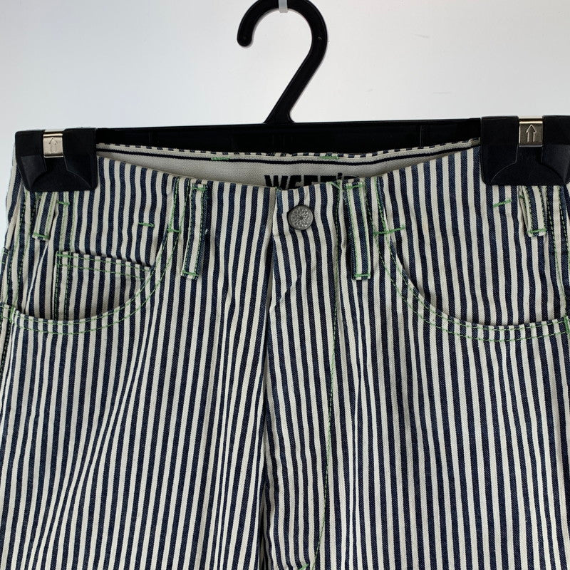 【中古品】【メンズ】 WESTOVERALLS 803W DENIM-HICKORY ウエストオーバーオールズ デニム ヒッコリーパンツ ボトムス 158-260926-gm-07-fuzh サイズ：24 カラー：ヒッコリー 万代Net店