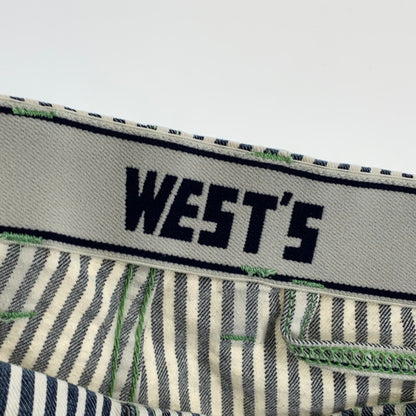 【中古品】【メンズ】 WESTOVERALLS 803W DENIM-HICKORY ウエストオーバーオールズ デニム ヒッコリーパンツ ボトムス 158-260926-gm-07-fuzh サイズ：24 カラー：ヒッコリー 万代Net店