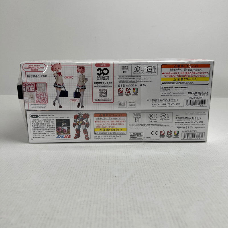 【中古美品】 魔法少女まどか☆マギカ 30MS 鹿目まどか（制服Ver.）ガンダムAGE タイタス セット まどかタイタス 058-260731-ky-27-fuzh 万代Net店