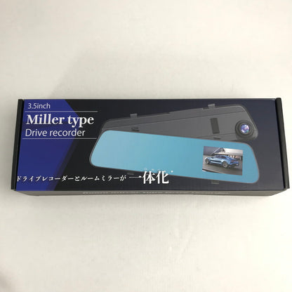 【現状渡し品】 吉田産業 N383 3.5インチミラータイプドライブレコーダー 101-260724-MO-04-fuz 万代Net店