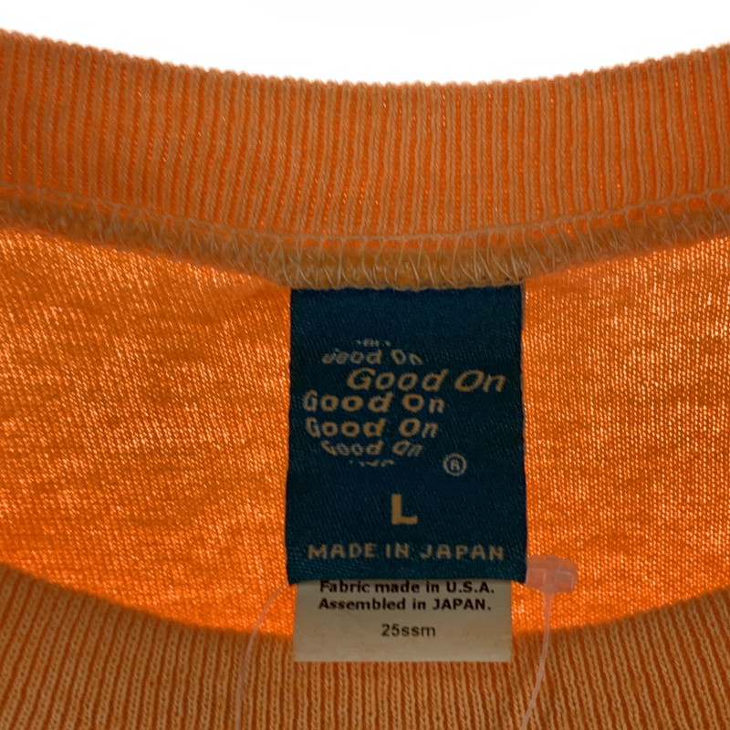 【中古品】【メンズ】 GOOD ON 長袖Tシャツ 古着 145-260927-gm-12-fuzh サイズ：L カラー：オレンジ 万代Net店