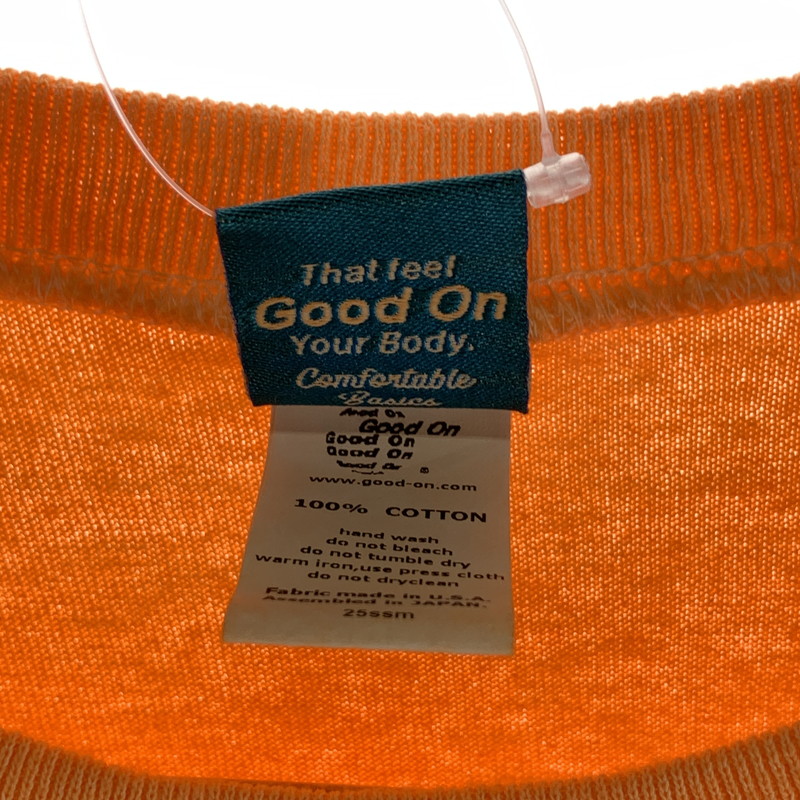 【中古品】【メンズ】 GOOD ON 長袖Tシャツ 古着 145-260927-gm-12-fuzh サイズ：L カラー：オレンジ 万代Net店