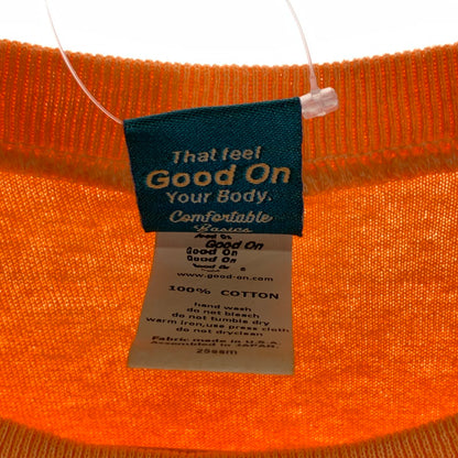 【中古品】【メンズ】 GOOD ON 長袖Tシャツ 古着 145-260927-gm-12-fuzh サイズ：L カラー：オレンジ 万代Net店