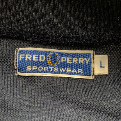 【中古品】【メンズ】 FRED PERRY TRACK JACKET フレッドペリー トラックジャケット ブルゾン アウター ブランド 古着 141-260726-gm-32-fuzh サイズ：L カラー：ネイビー レッド 万代Net店