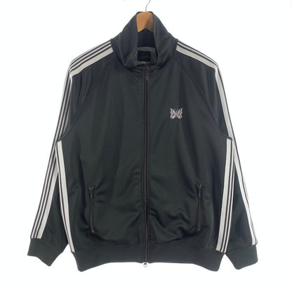 【中古品】【メンズ】 NEEDLES SX404 TRACK JACKET-POLY SMOOTH ニードルス トラックジャケット アウター ブランド 古着 ブルゾン 140-260726-gm-37-fuzh サイズ：L カラー：チャコール 万代Net店