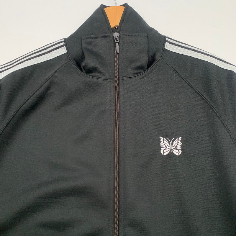 【中古品】【メンズ】 NEEDLES SX404 TRACK JACKET-POLY SMOOTH ニードルス トラックジャケット アウター ブランド 古着 ブルゾン 140-260726-gm-37-fuzh サイズ：L カラー：チャコール 万代Net店