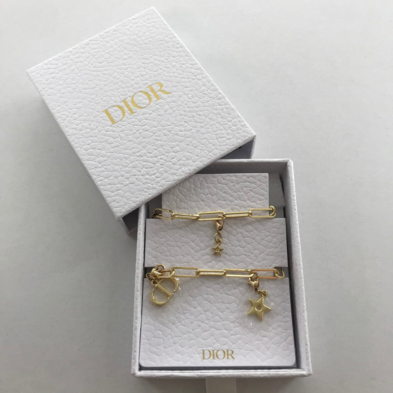 【中古美品】【レディース】 CHRISTIAN DIOR クリスチャン ディオール ロゴ スター チャーム ストラップ 183-260728-mh-11-fuzh カラー：ゴールド 万代Net店