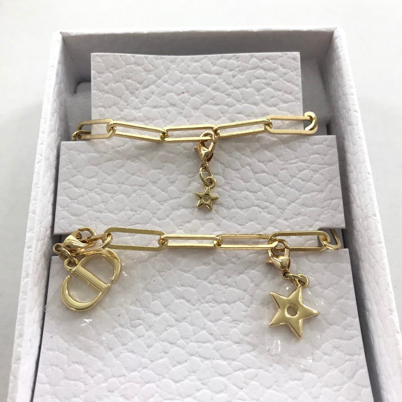 【中古美品】【レディース】 CHRISTIAN DIOR クリスチャン ディオール ロゴ スター チャーム ストラップ 183-260728-mh-11-fuzh カラー：ゴールド 万代Net店
