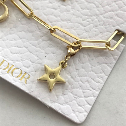 【中古美品】【レディース】 CHRISTIAN DIOR クリスチャン ディオール ロゴ スター チャーム ストラップ 183-260728-mh-11-fuzh カラー：ゴールド 万代Net店