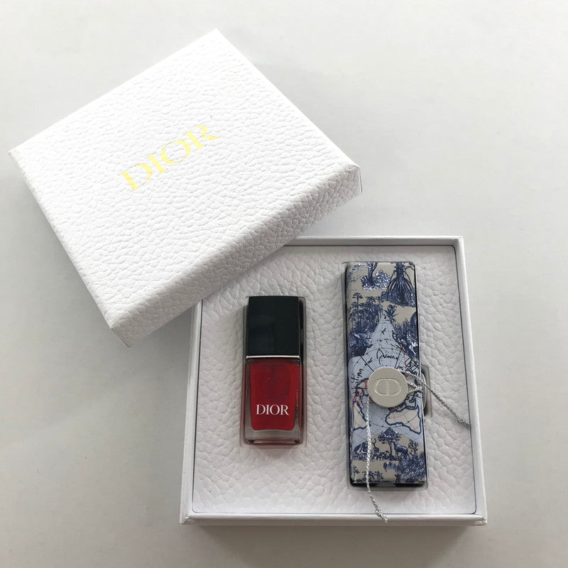 【中古美品】【レディース】 CHRISTIAN DIOR クリスチャン ディオール ネイル ＆ リップ セット　 183-260728-mh-10-fuzh カラー：赤 万代Net店