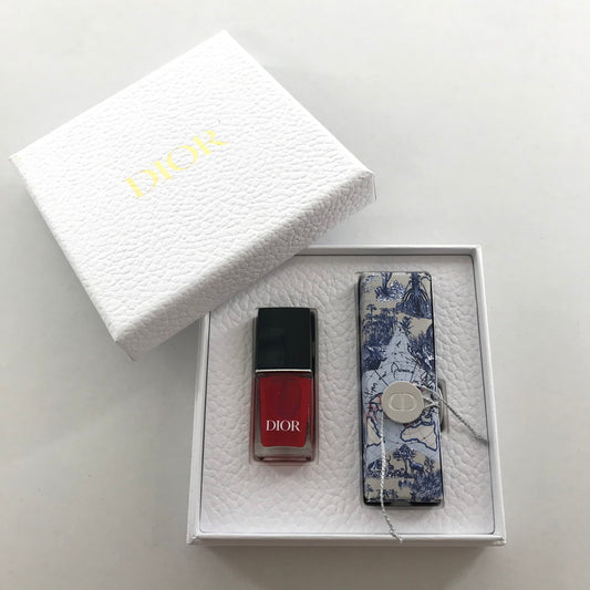【中古美品】【レディース】 CHRISTIAN DIOR クリスチャン ディオール ネイル ＆ リップ セット　 183-260728-mh-10-fuzh カラー：赤 万代Net店