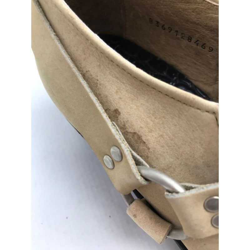 【中古品】【メンズ】 TEXAS VILLAGE テキサスヴィレッジ リング ショート ブーツ 靴 165-260728-mh-07-fuzh サイズ：26cm カラー：ベージュ 万代Net店