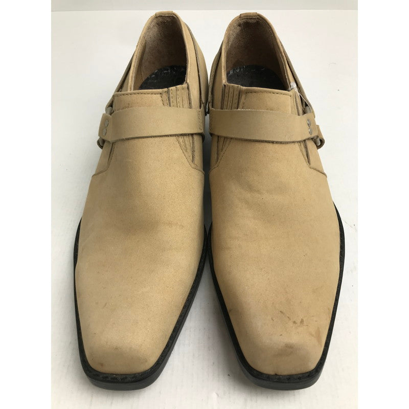 【中古品】【メンズ】 TEXAS VILLAGE テキサスヴィレッジ リング ショート ブーツ 靴 165-260728-mh-07-fuzh サイズ：26cm カラー：ベージュ 万代Net店