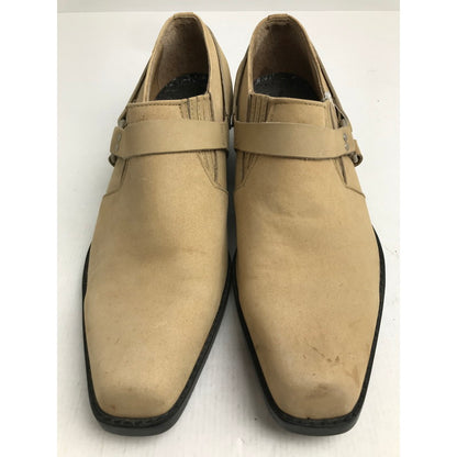 【中古品】【メンズ】 TEXAS VILLAGE テキサスヴィレッジ リング ショート ブーツ 靴 165-260728-mh-07-fuzh サイズ：26cm カラー：ベージュ 万代Net店