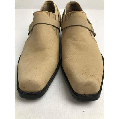 【中古品】【メンズ】 TEXAS VILLAGE テキサスヴィレッジ リング ショート ブーツ 靴 165-260728-mh-07-fuzh サイズ：26cm カラー：ベージュ 万代Net店