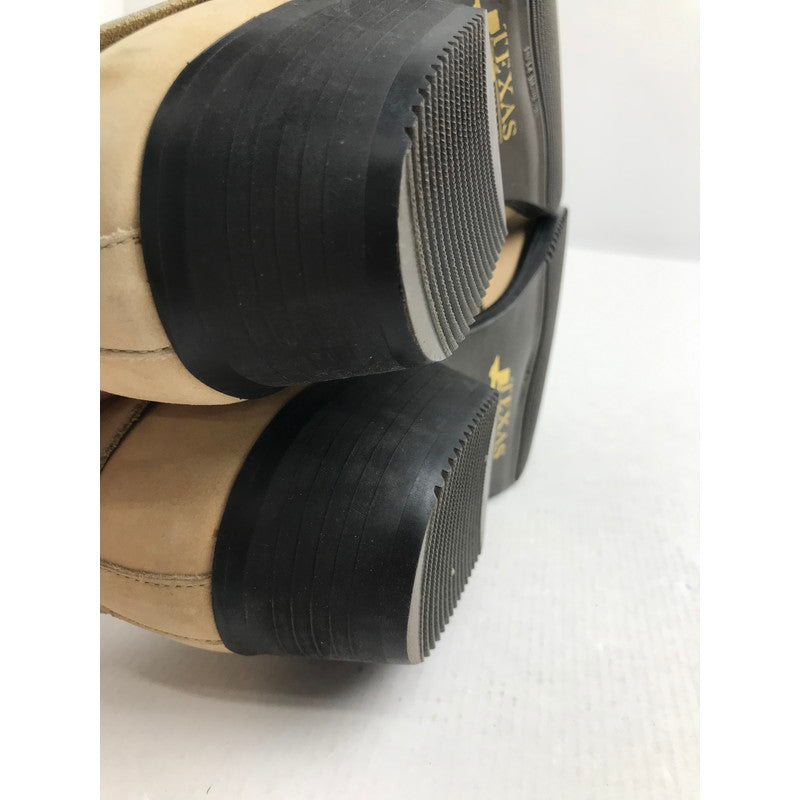 【中古品】【メンズ】 TEXAS VILLAGE テキサスヴィレッジ リング ショート ブーツ 靴 165-260728-mh-07-fuzh サイズ：26cm カラー：ベージュ 万代Net店