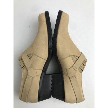 【中古品】【メンズ】 TEXAS VILLAGE テキサスヴィレッジ リング ショート ブーツ 靴 165-260728-mh-07-fuzh サイズ：26cm カラー：ベージュ 万代Net店