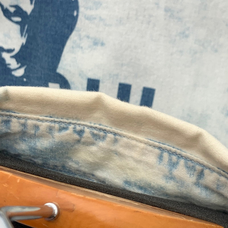 【中古品】【メンズ】 HYSTERIC GLAMOUR ヒステリックグラマー デニム調ダンガリーシャツ 長袖シャツ トップス ブランド 古着 140-260726-gm-26-fuzh サイズ：L カラー：インディゴ 万代Net店