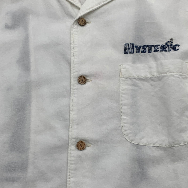 【中古品】【メンズ】 HYSTERIC GLAMOUR 02172AH07 ヒステリックグラマー 半袖シャツ トップス ブランド 古着 140-260726-gm-28-fuzh サイズ：L カラー：ホワイト 万代Net店
