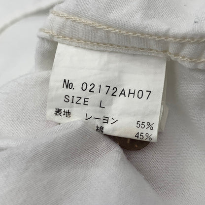 【中古品】【メンズ】 HYSTERIC GLAMOUR 02172AH07 ヒステリックグラマー 半袖シャツ トップス ブランド 古着 140-260726-gm-28-fuzh サイズ：L カラー：ホワイト 万代Net店