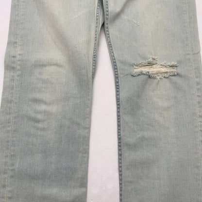 【中古品】【メンズ】 HYSTERIC GLAMOUR 02171AP06 PANTS ヒステリックグラマー デニムパンツ ボトムス ブランド 古着 152-260726-gm-24-fuzh サイズ：W34 カラー：ライトブルー 万代Net店