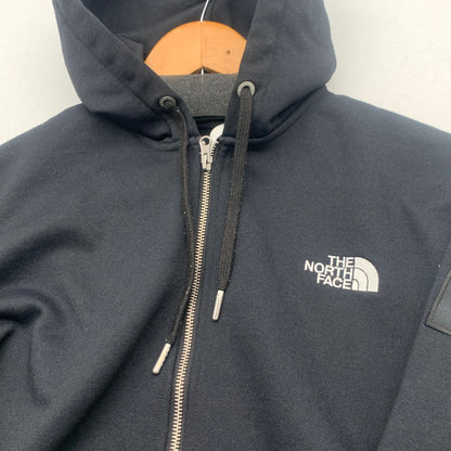 【中古品】【メンズ】 THE NORTH FACE NT62349 SQUARE LOGO FULL ZIP ザ・ノースフェイス スクエアロゴパーカー トップス ブランド 古着 144-260726-gm-30-fuzh サイズ：L カラー：ブラック 万代Net店