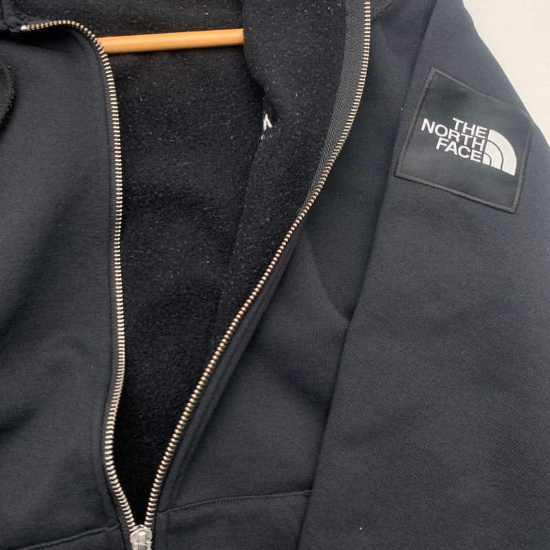 【中古品】【メンズ】 THE NORTH FACE NT62349 SQUARE LOGO FULL ZIP ザ・ノースフェイス スクエアロゴパーカー トップス ブランド 古着 144-260726-gm-30-fuzh サイズ：L カラー：ブラック 万代Net店
