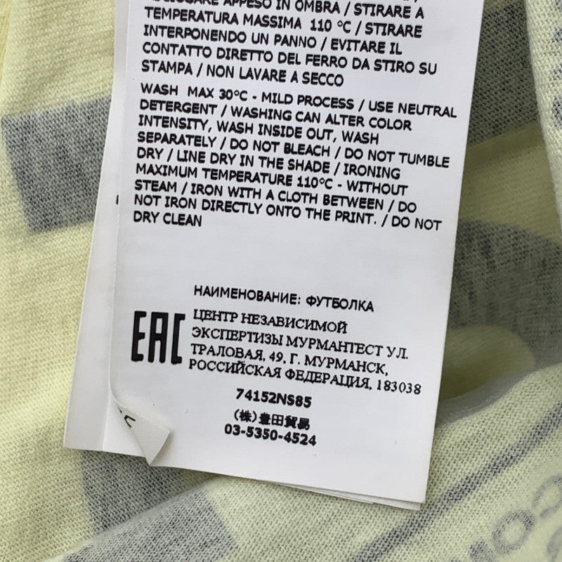 【中古品】【メンズ】 STONE ISLAND 74152NS85 MARBLE THREE SS TEE ストーンアイランド マーブル 半袖Tシャツ カットソー ブランド 古着 141-260726-gm-25-fuzh サイズ：L カラー：イエロー 万代Net店