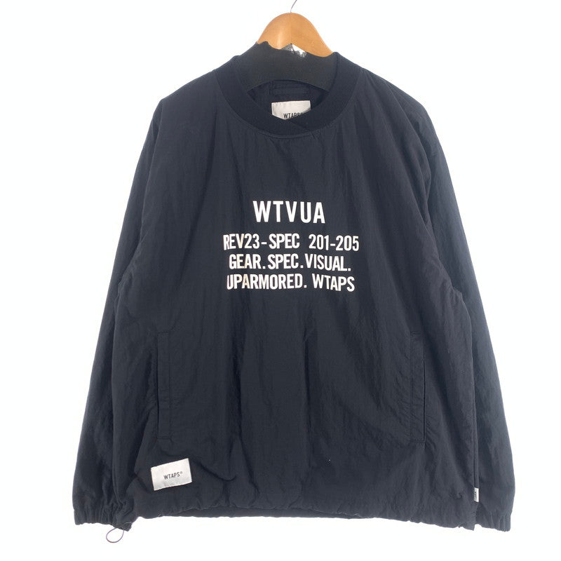 【中古品】【メンズ】 WTAPS 221BRDT-JKM04 22SS SMOCK JACKET ダブルタップス ナイロン プルオーバー ジャケット アウター ブルゾン ブランド 古着 142-260726-gm-33-fuzh サイズ：03 カラー：ブラック 万代Net店