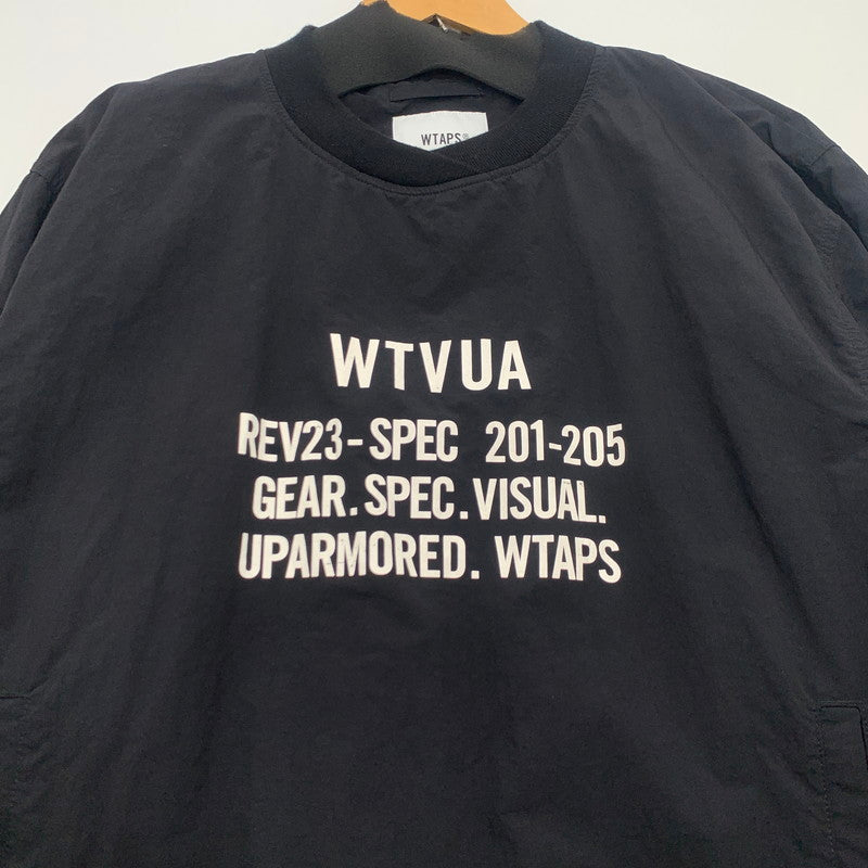 【中古品】【メンズ】 WTAPS 221BRDT-JKM04 22SS SMOCK JACKET ダブルタップス ナイロン プルオーバー ジャケット アウター ブルゾン ブランド 古着 142-260726-gm-33-fuzh サイズ：03 カラー：ブラック 万代Net店