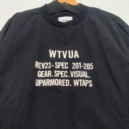 【中古品】【メンズ】 WTAPS 221BRDT-JKM04 22SS SMOCK JACKET ダブルタップス ナイロン プルオーバー ジャケット アウター ブルゾン ブランド 古着 142-260726-gm-33-fuzh サイズ：03 カラー：ブラック 万代Net店