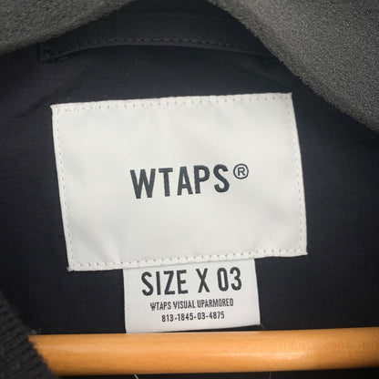【中古品】【メンズ】 WTAPS 221BRDT-JKM04 22SS SMOCK JACKET ダブルタップス ナイロン プルオーバー ジャケット アウター ブルゾン ブランド 古着 142-260726-gm-33-fuzh サイズ：03 カラー：ブラック 万代Net店