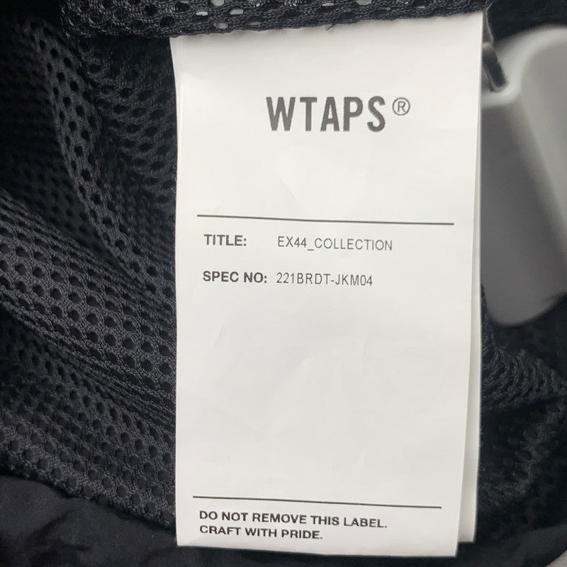 【中古品】【メンズ】 WTAPS 221BRDT-JKM04 22SS SMOCK JACKET ダブルタップス ナイロン プルオーバー ジャケット アウター ブルゾン ブランド 古着 142-260726-gm-33-fuzh サイズ：03 カラー：ブラック 万代Net店