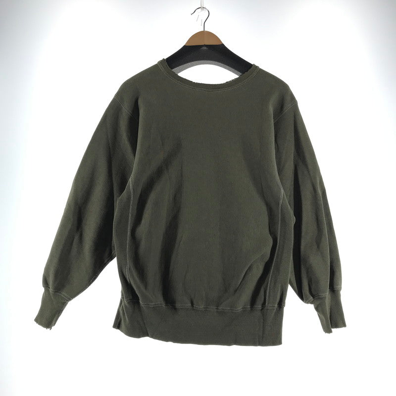【中古品】【メンズ】 CHAMPION チャンピョン REVERSE WEAVE SWEAT 90s カラーOLIVE SIZE：L ヴィンテージ 145-260727-ky-09-fuzh 万代Net店