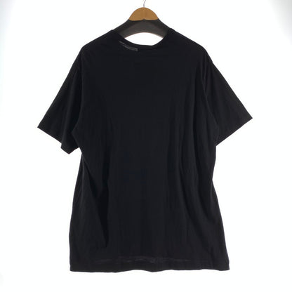 【中古品】【メンズ】 YOHJI YAMAMOTO ヨウジヤマモト POUR HOMME HK-T74-985 SHORT SLEEVE PRINT T-SHIRT 140-260731-ny-01-fuzh サイズ：3 カラー：ブラック 万代Net店