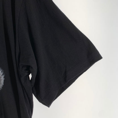 【中古品】【メンズ】 YOHJI YAMAMOTO ヨウジヤマモト POUR HOMME HK-T74-985 SHORT SLEEVE PRINT T-SHIRT 140-260731-ny-01-fuzh サイズ：3 カラー：ブラック 万代Net店